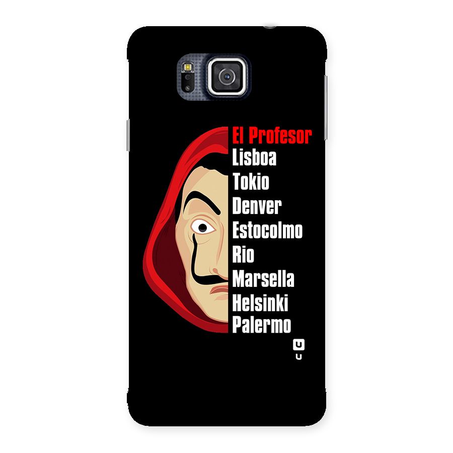 All Members Money Heist Back Case for Galaxy Alpha