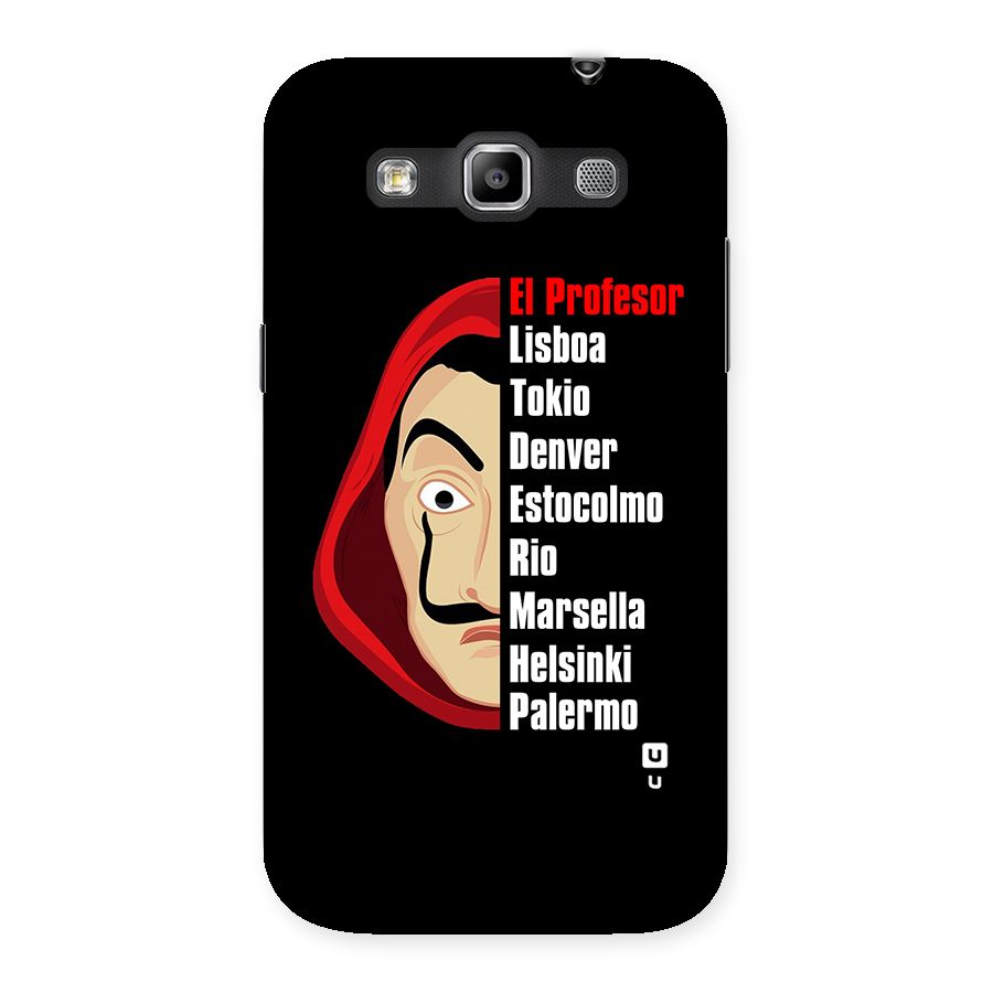 All Members Money Heist Back Case for Galaxy Grand Quattro