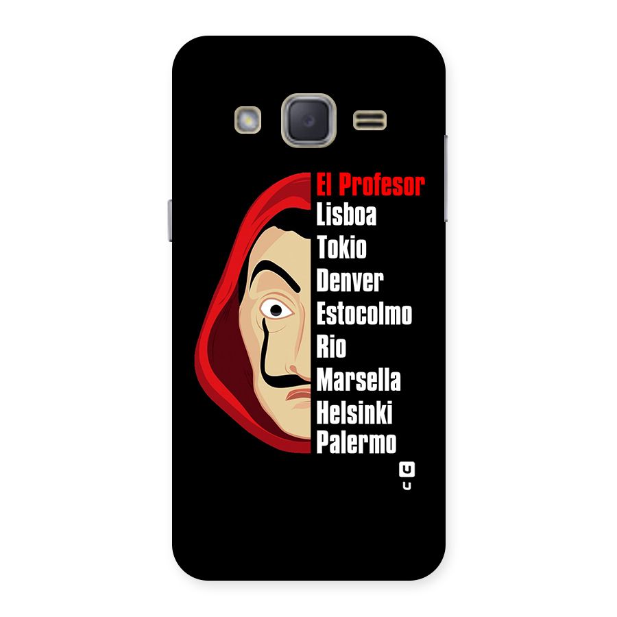 All Members Money Heist Back Case for Galaxy J2