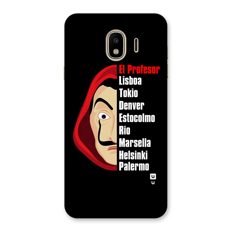 All Members Money Heist Back Case for Galaxy J4