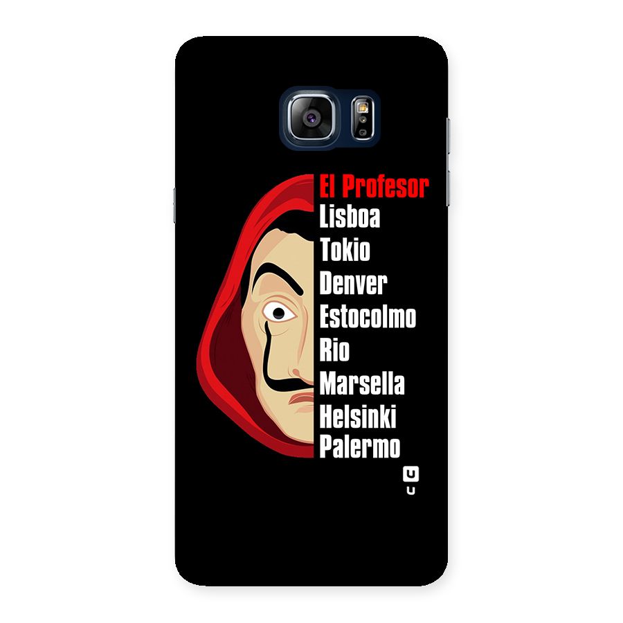 All Members Money Heist Back Case for Galaxy Note 5