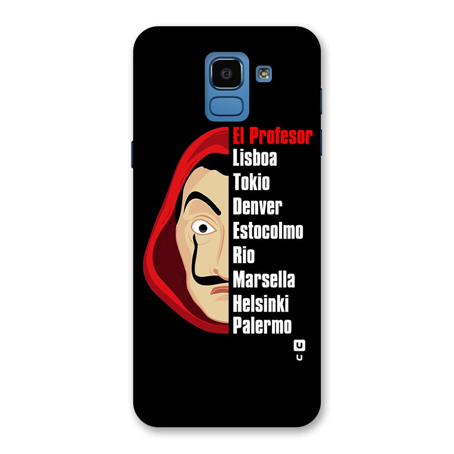 All Members Money Heist Back Case for Galaxy On6
