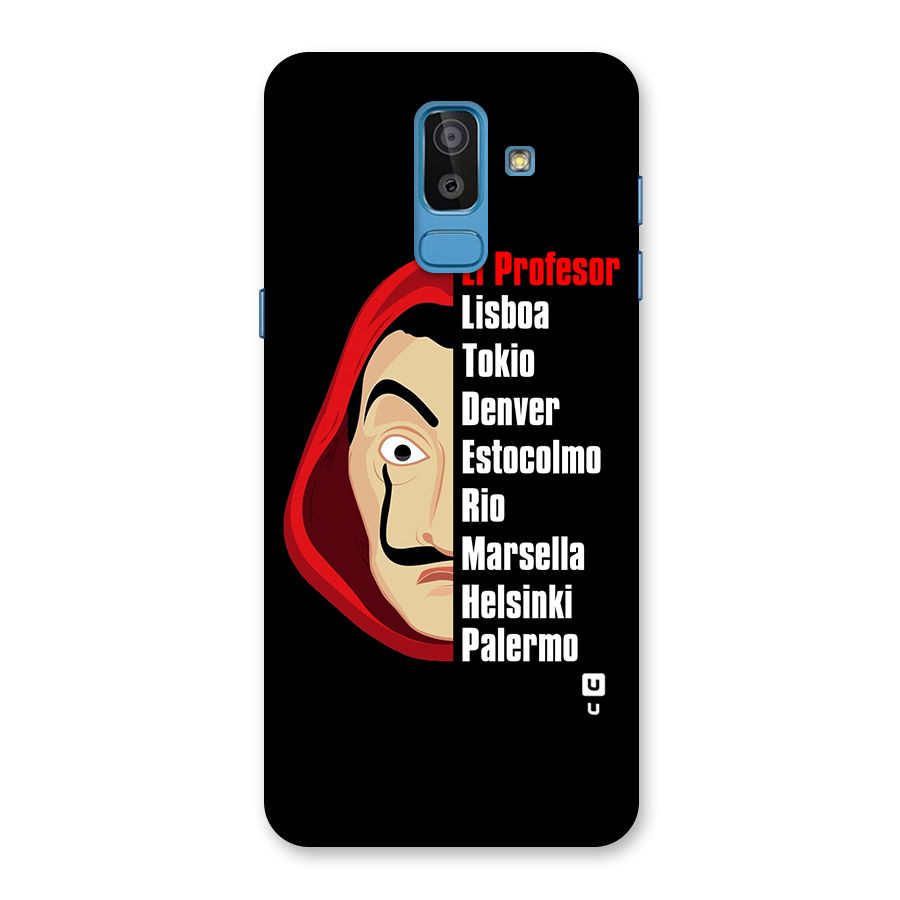 All Members Money Heist Back Case for Galaxy On8 (2018)