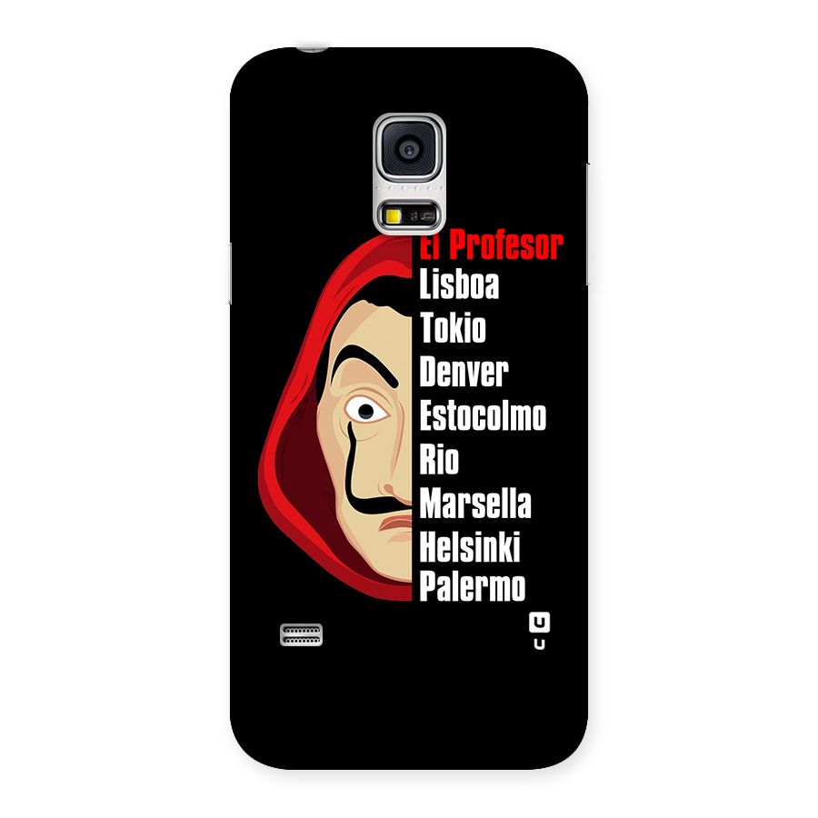 All Members Money Heist Back Case for Galaxy S5 Mini