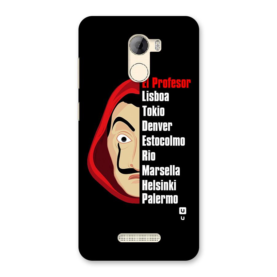 All Members Money Heist Back Case for Gionee A1 LIte