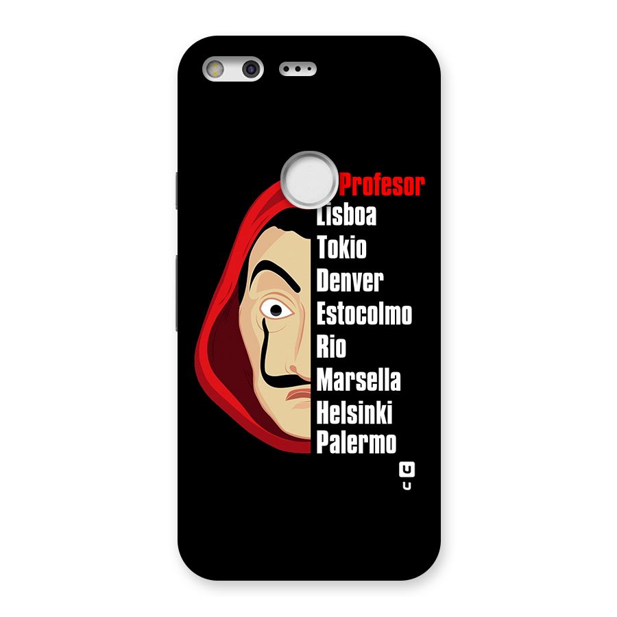 All Members Money Heist Back Case for Google Pixel