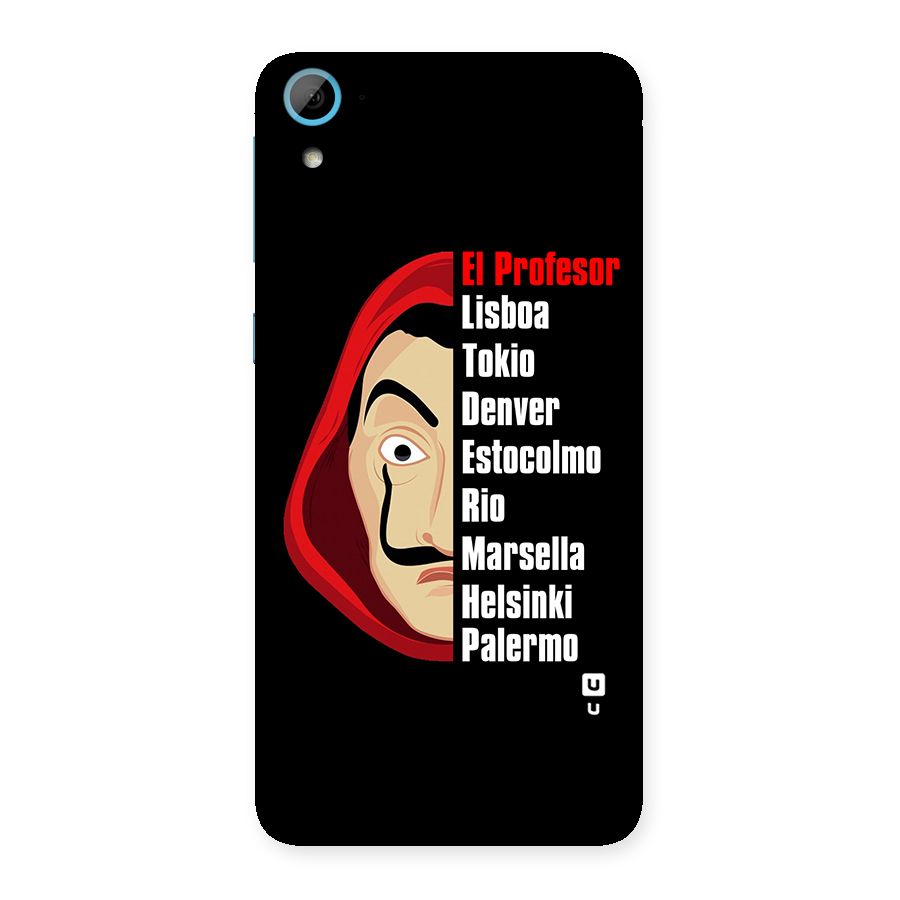 All Members Money Heist Back Case for HTC Desire 826