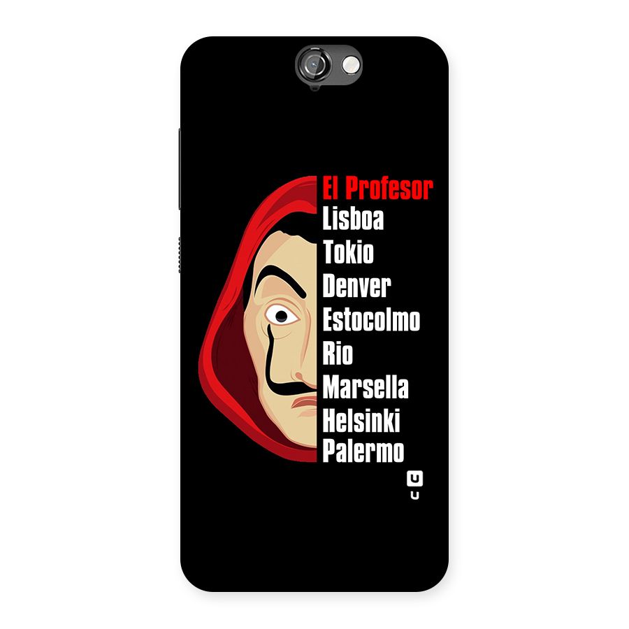 All Members Money Heist Back Case for HTC One A9