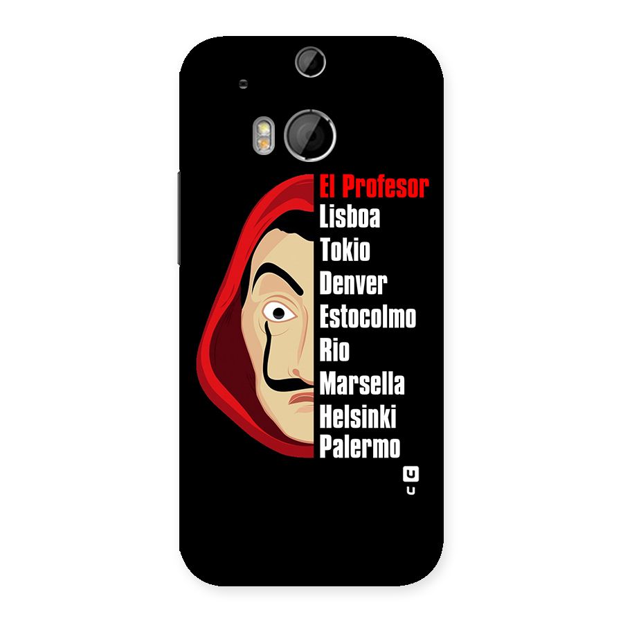 All Members Money Heist Back Case for HTC One M8