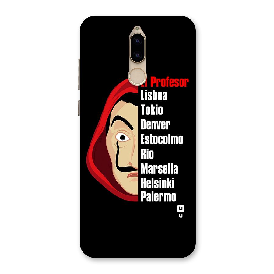 All Members Money Heist Back Case for Honor 9i