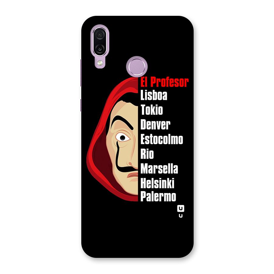 All Members Money Heist Back Case for Honor Play