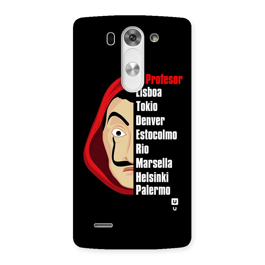All Members Money Heist Back Case for LG G3 Beat