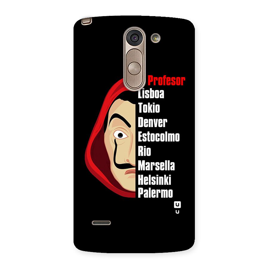 All Members Money Heist Back Case for LG G3 Stylus