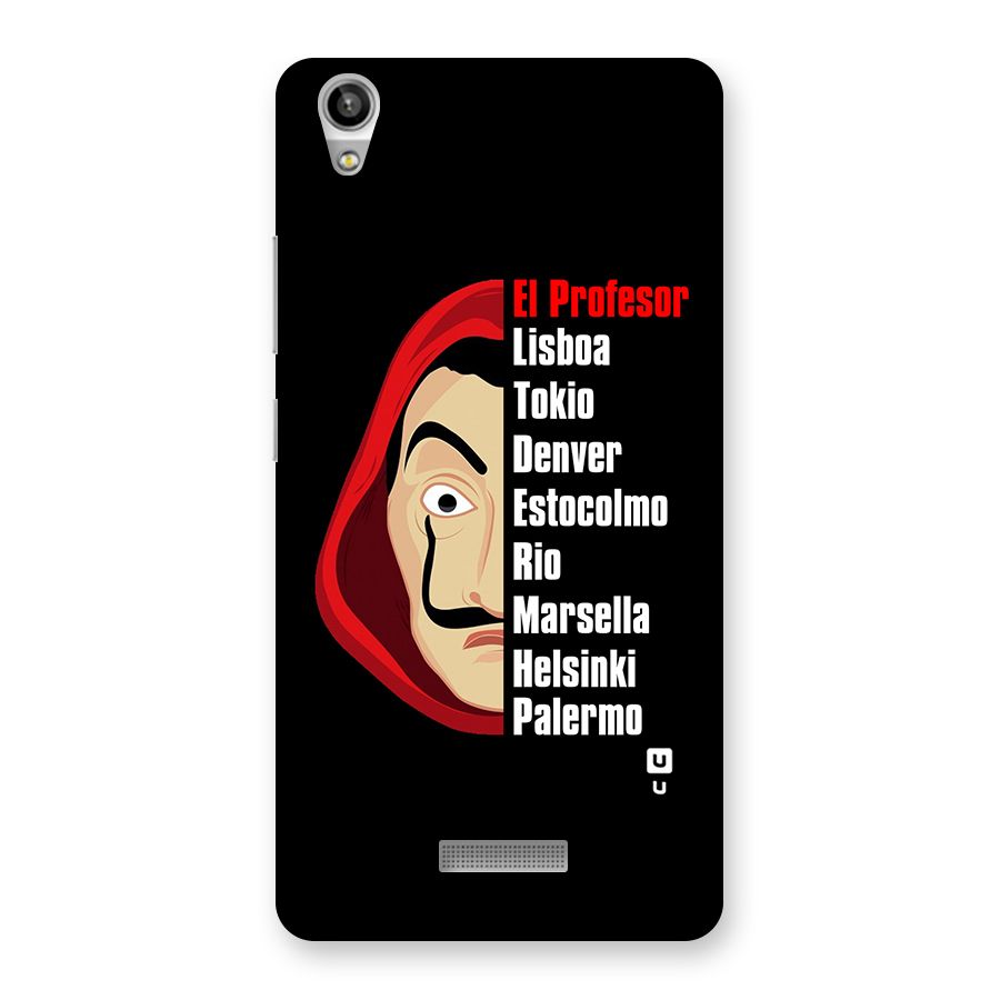 All Members Money Heist Back Case for Lava-Pixel-V1