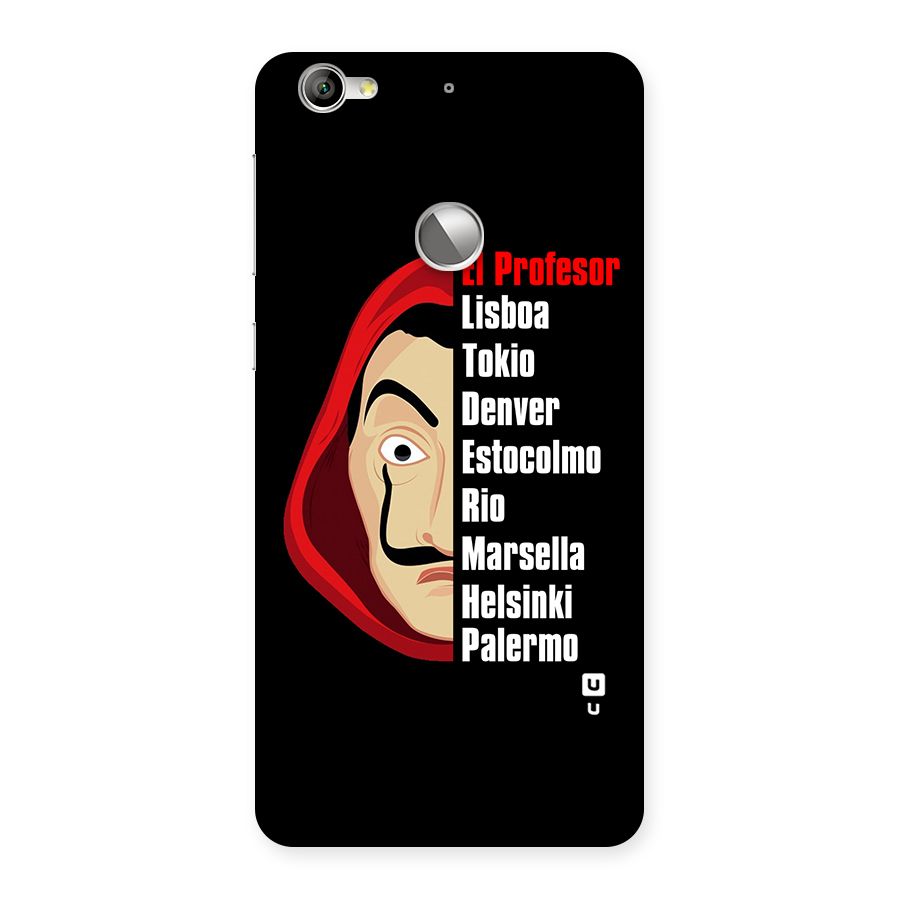 All Members Money Heist Back Case for LeTV Le 1s