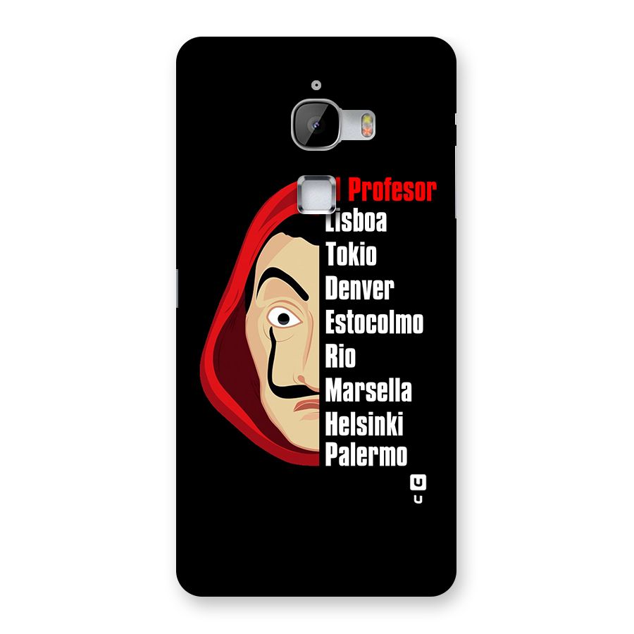 All Members Money Heist Back Case for LeTv Le Max