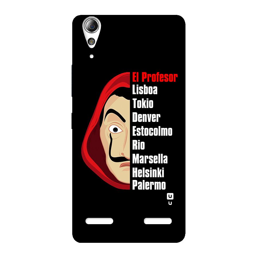 All Members Money Heist Back Case for Lenovo A6000