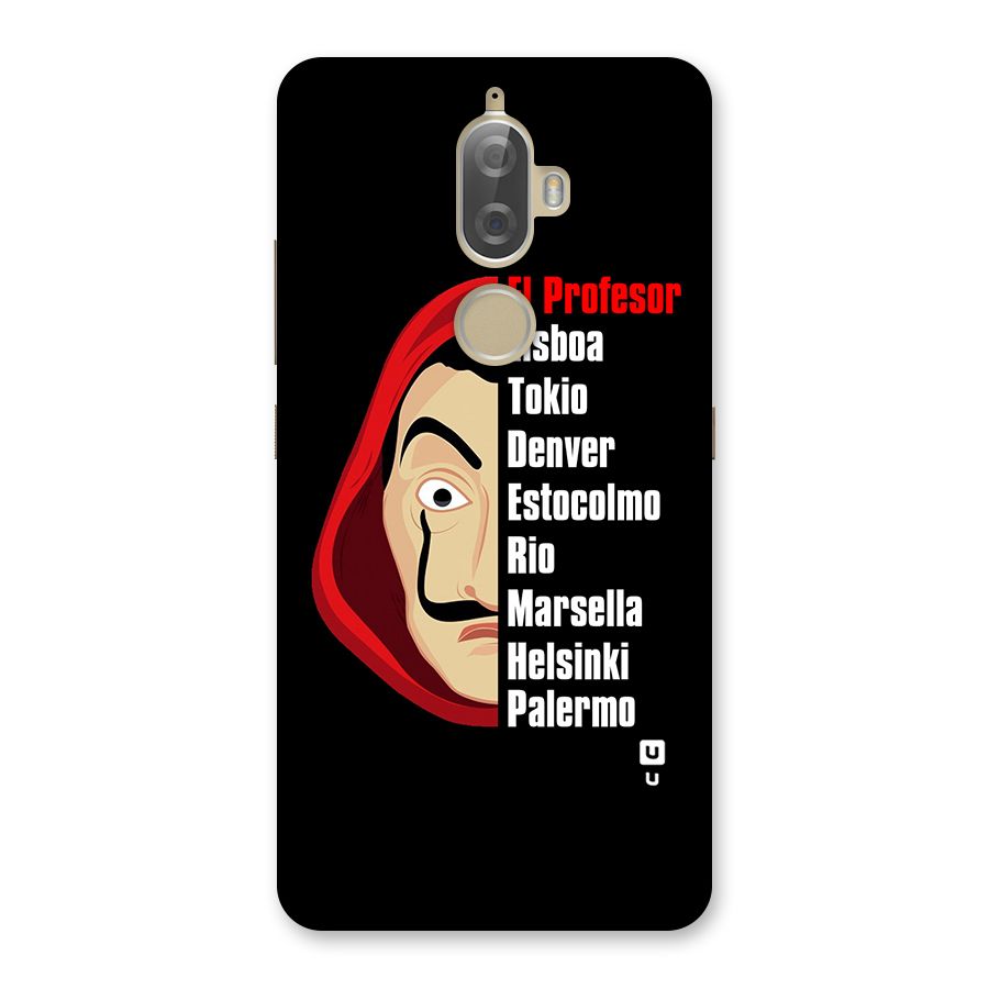 All Members Money Heist Back Case for Lenovo K8 Plus