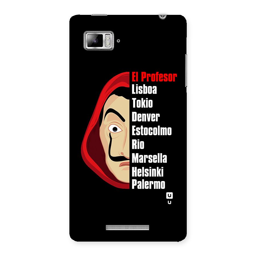 All Members Money Heist Back Case for Lenovo Vibe Z K910