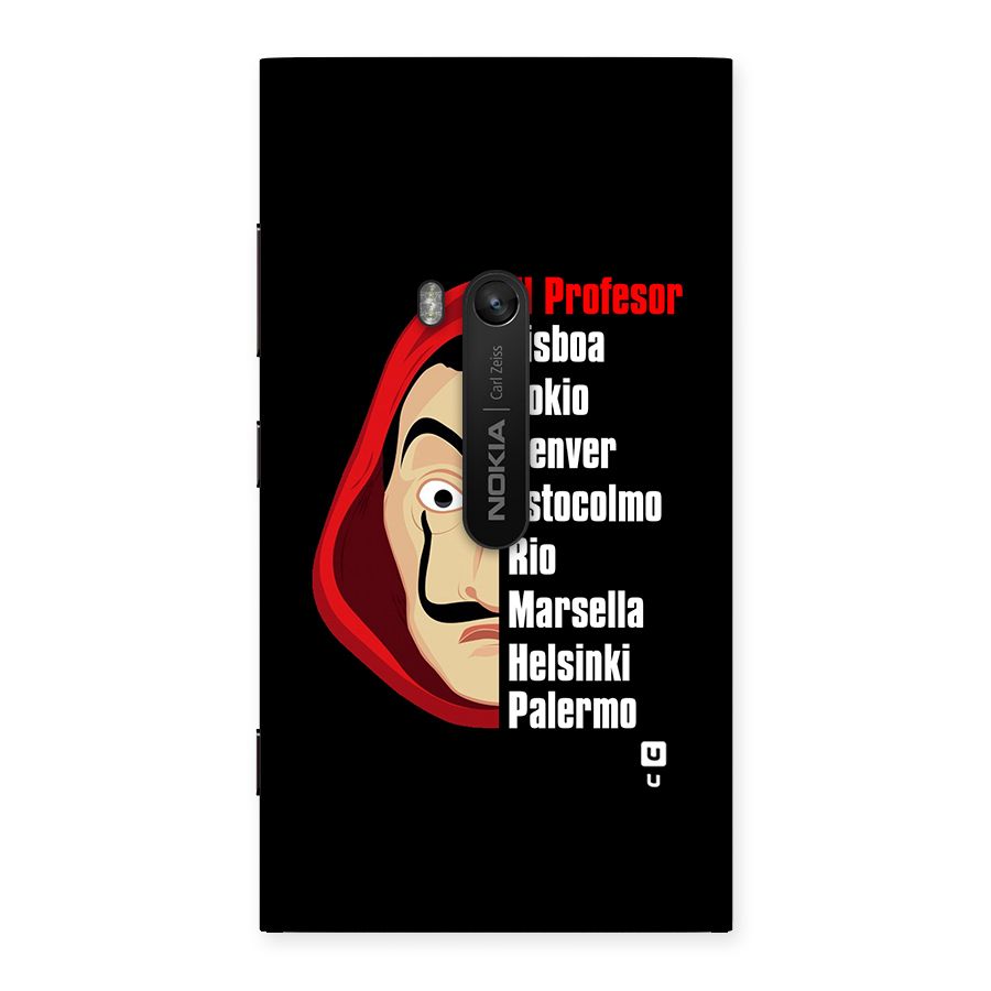 All Members Money Heist Back Case for Lumia 920