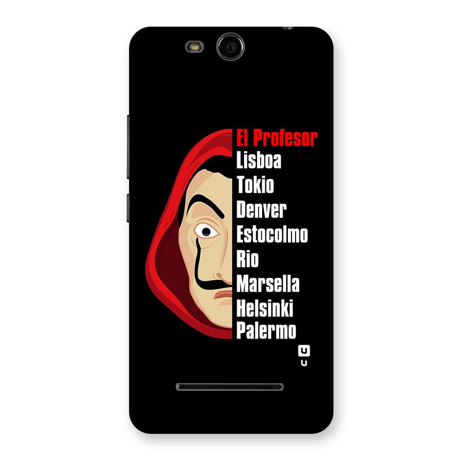 All Members Money Heist Back Case for Micromax Canvas Juice 3 Q392