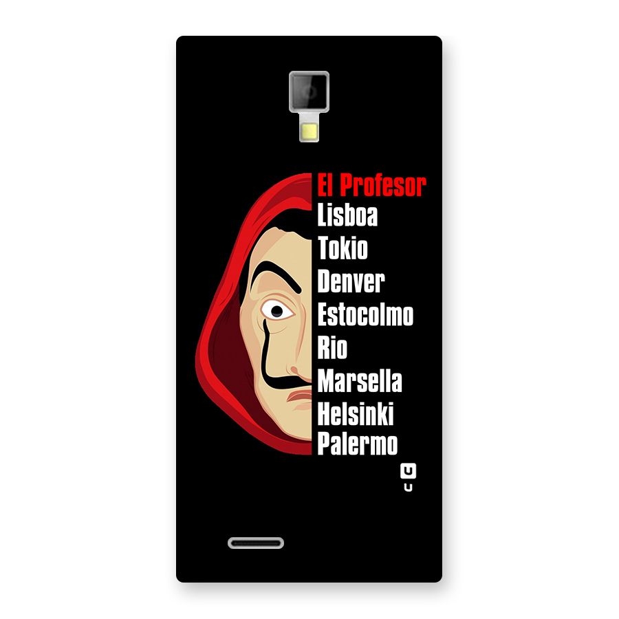 All Members Money Heist Back Case for Micromax Canvas Xpress A99