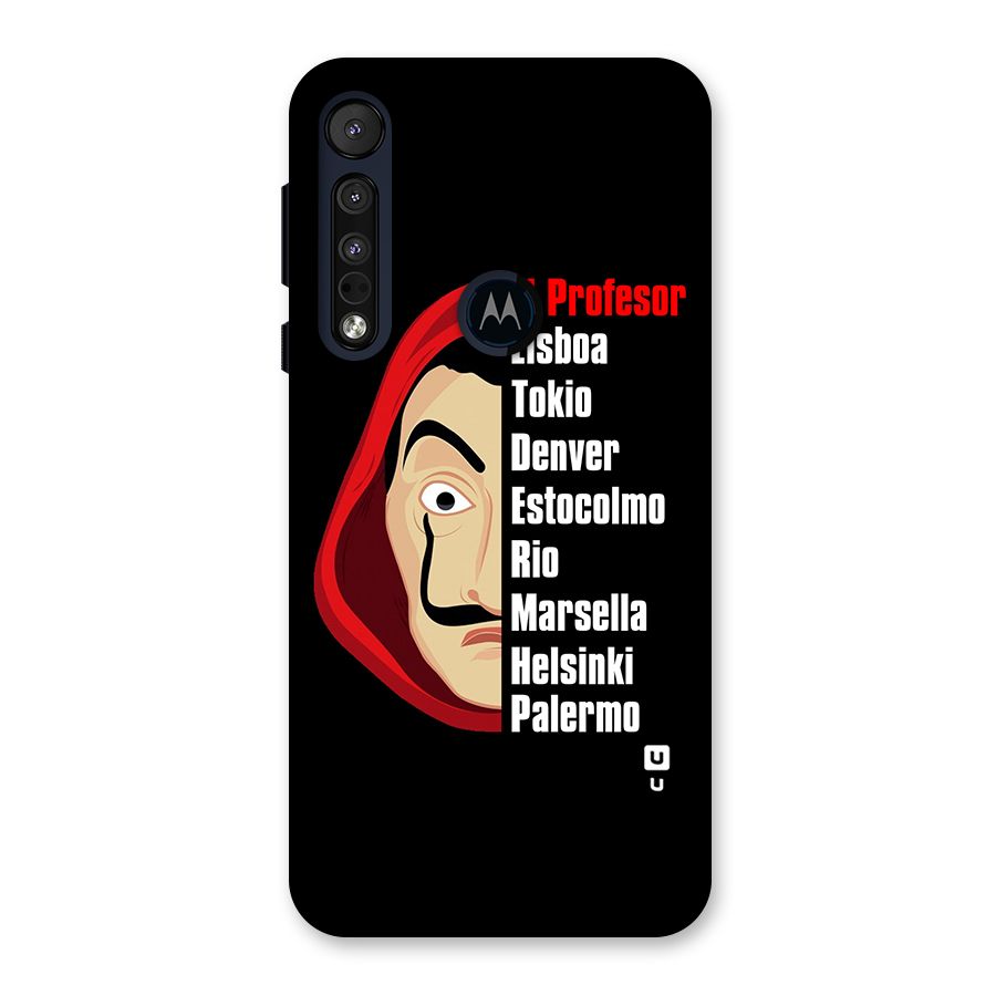All Members Money Heist Back Case for Motorola One Macro