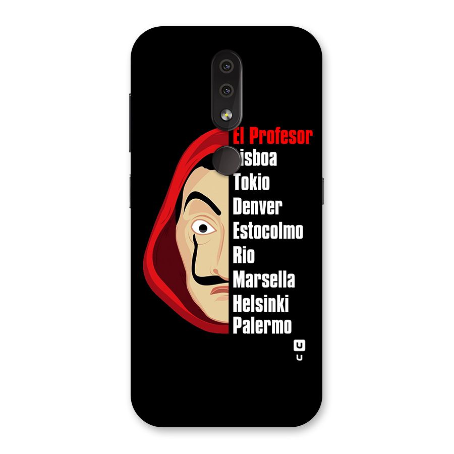 All Members Money Heist Back Case for Nokia 4.2
