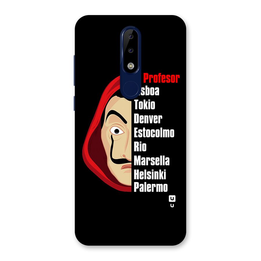 All Members Money Heist Back Case for Nokia 5.1 Plus