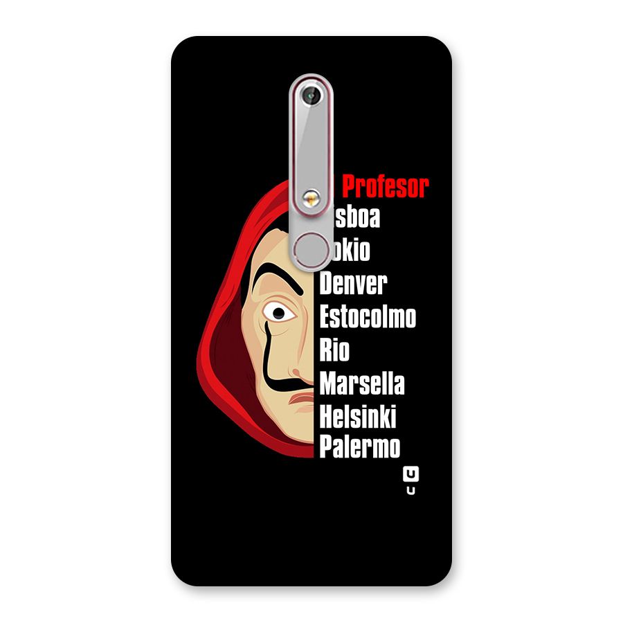 All Members Money Heist Back Case for Nokia 6.1