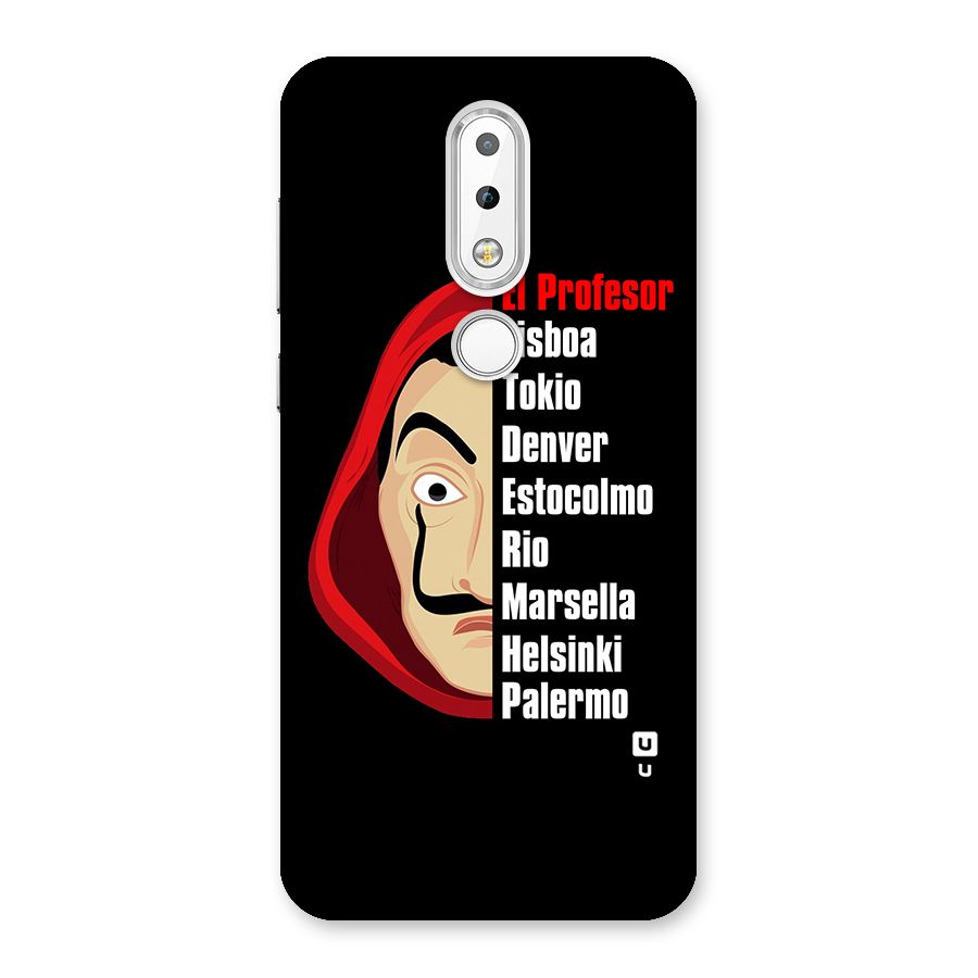 All Members Money Heist Back Case for Nokia 6.1 Plus