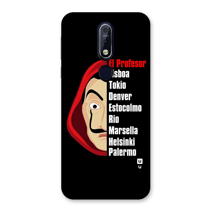 All Members Money Heist Back Case for Nokia 7.1
