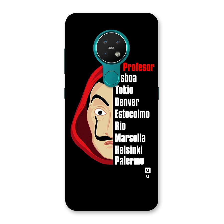 All Members Money Heist Back Case for Nokia 7.2