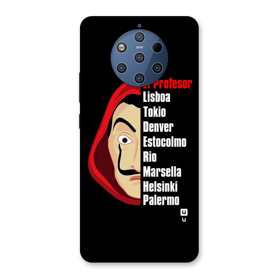 All Members Money Heist Back Case for Nokia 9 PureView