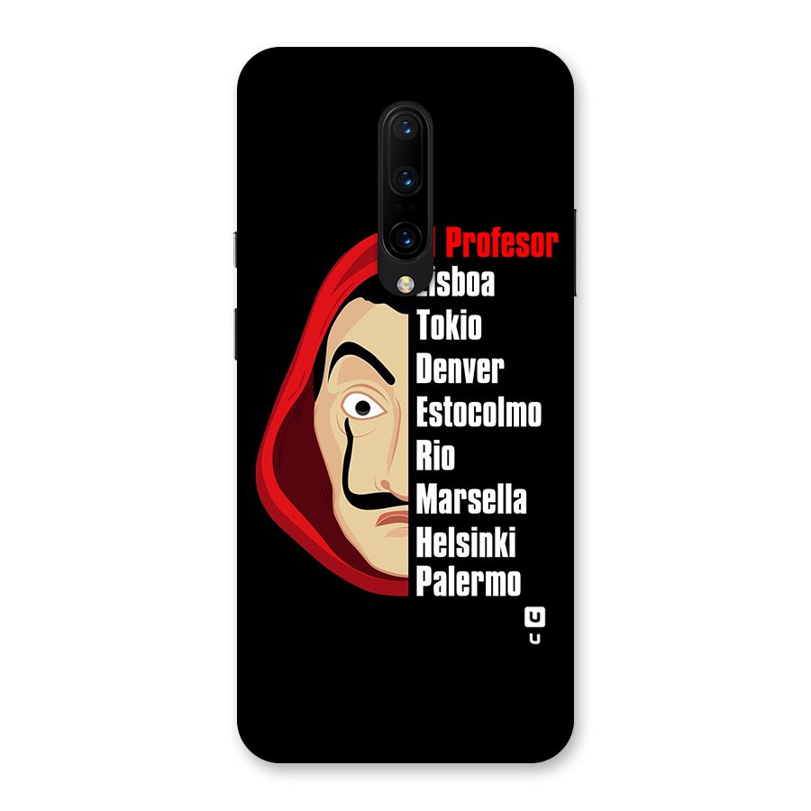 All Members Money Heist Back Case for OnePlus 7 Pro