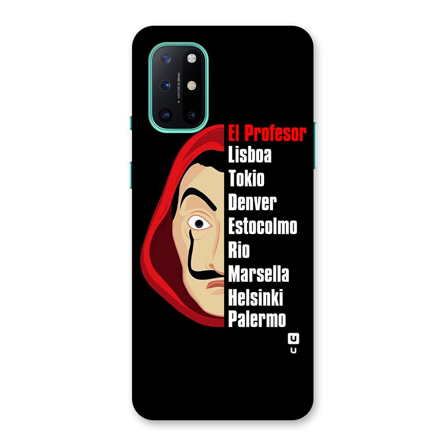 All Members Money Heist Back Case for OnePlus 8T