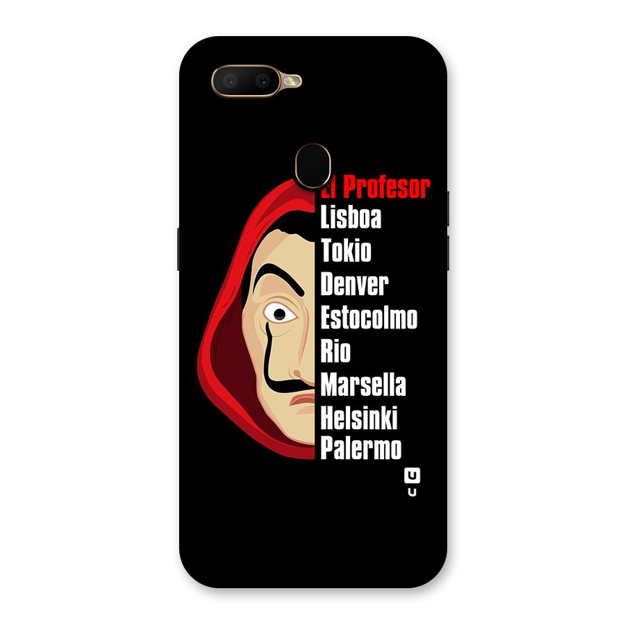 All Members Money Heist Back Case for Oppo A5s