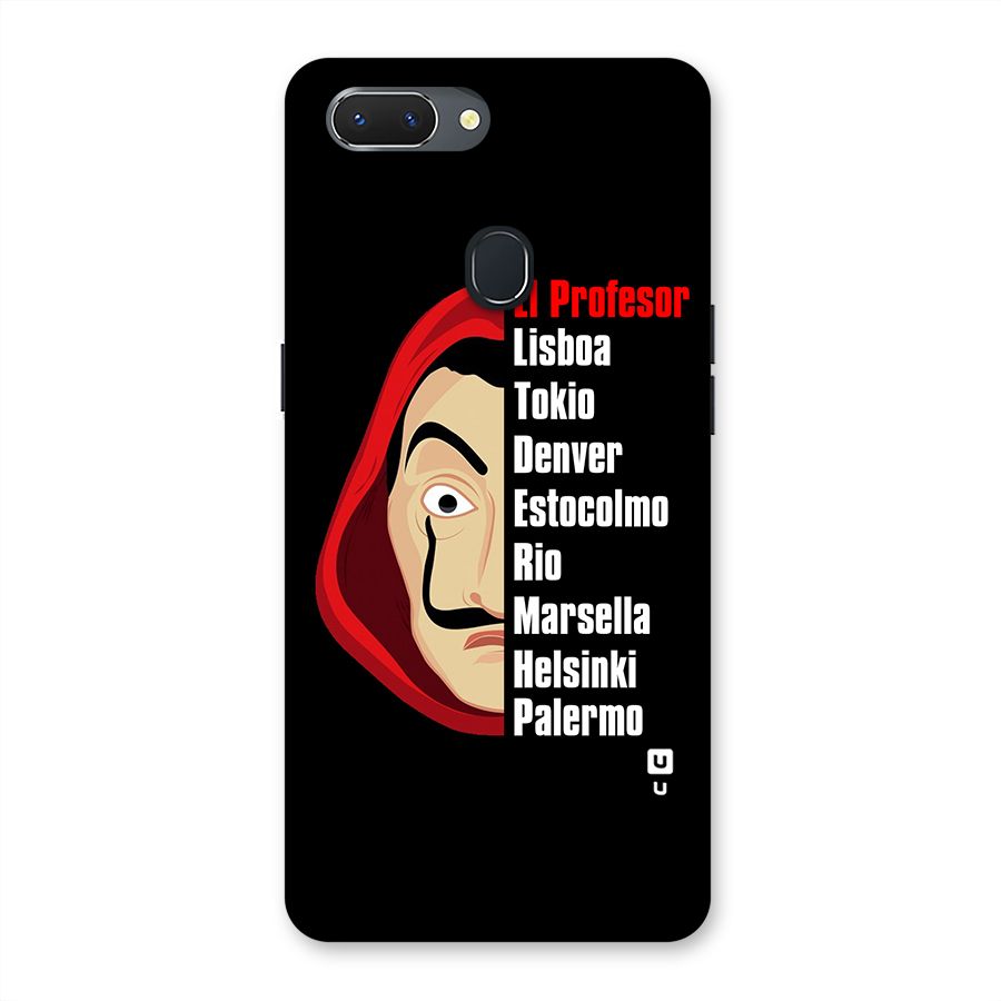 All Members Money Heist Back Case for Oppo Realme 2