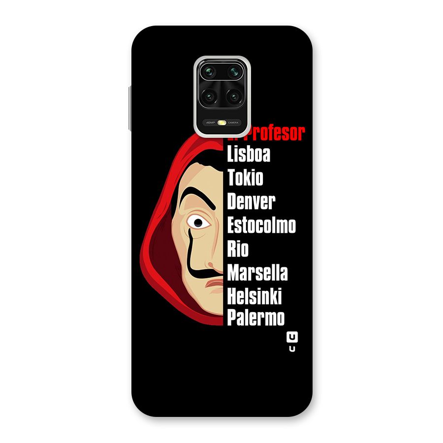 All Members Money Heist Back Case for Poco M2 Pro