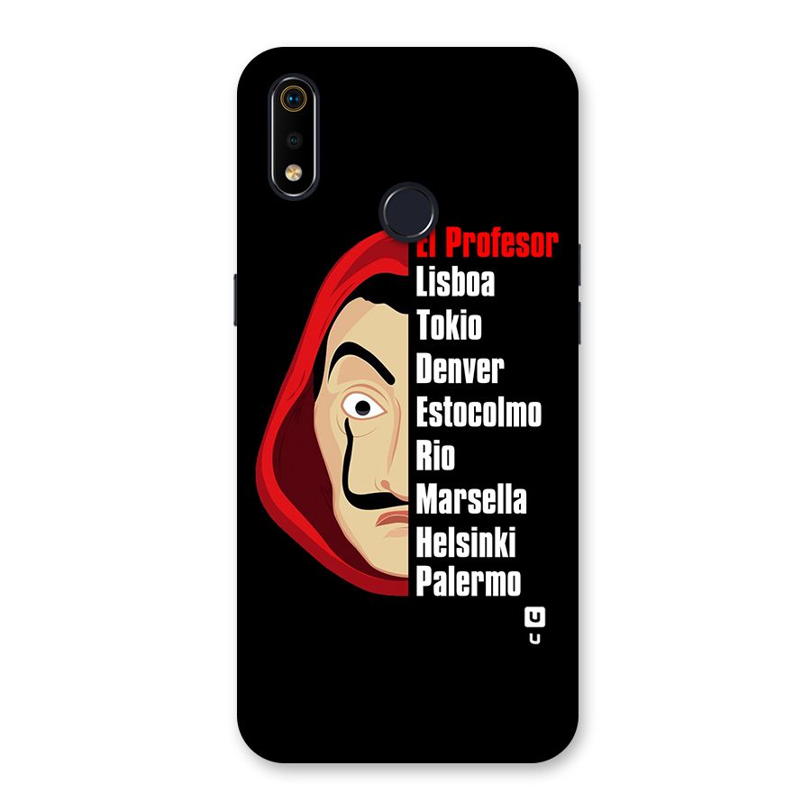 All Members Money Heist Back Case for Realme 3i