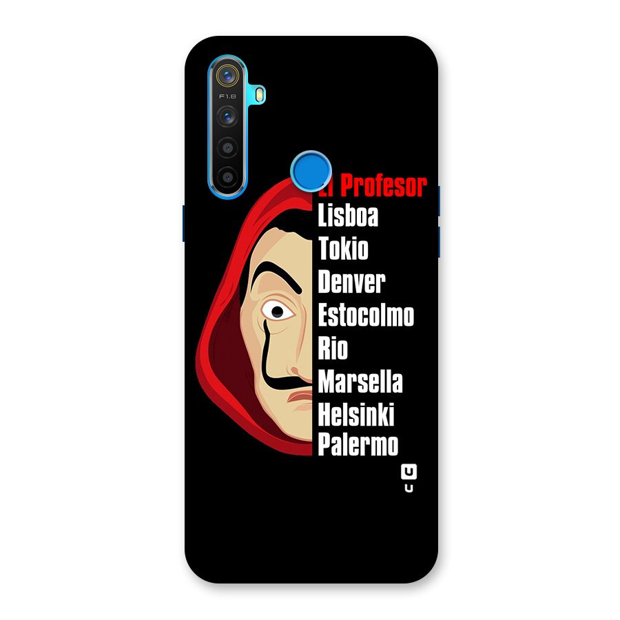All Members Money Heist Back Case for Realme 5s