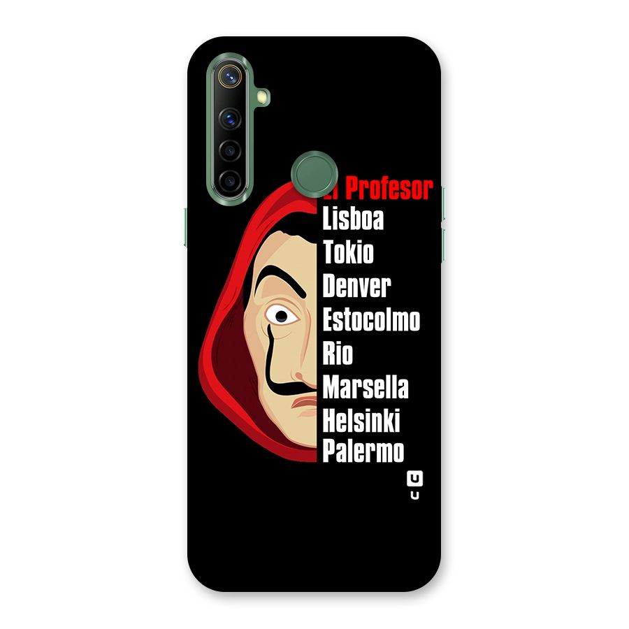 All Members Money Heist Back Case for Realme Narzo 10