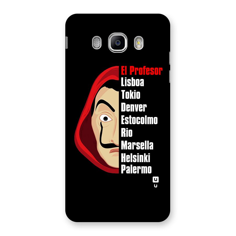 All Members Money Heist Back Case for Samsung Galaxy J5 2016