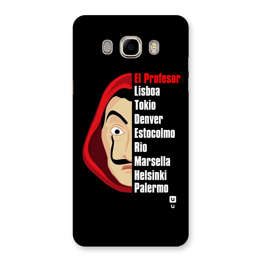All Members Money Heist Back Case for Samsung Galaxy J7 2016