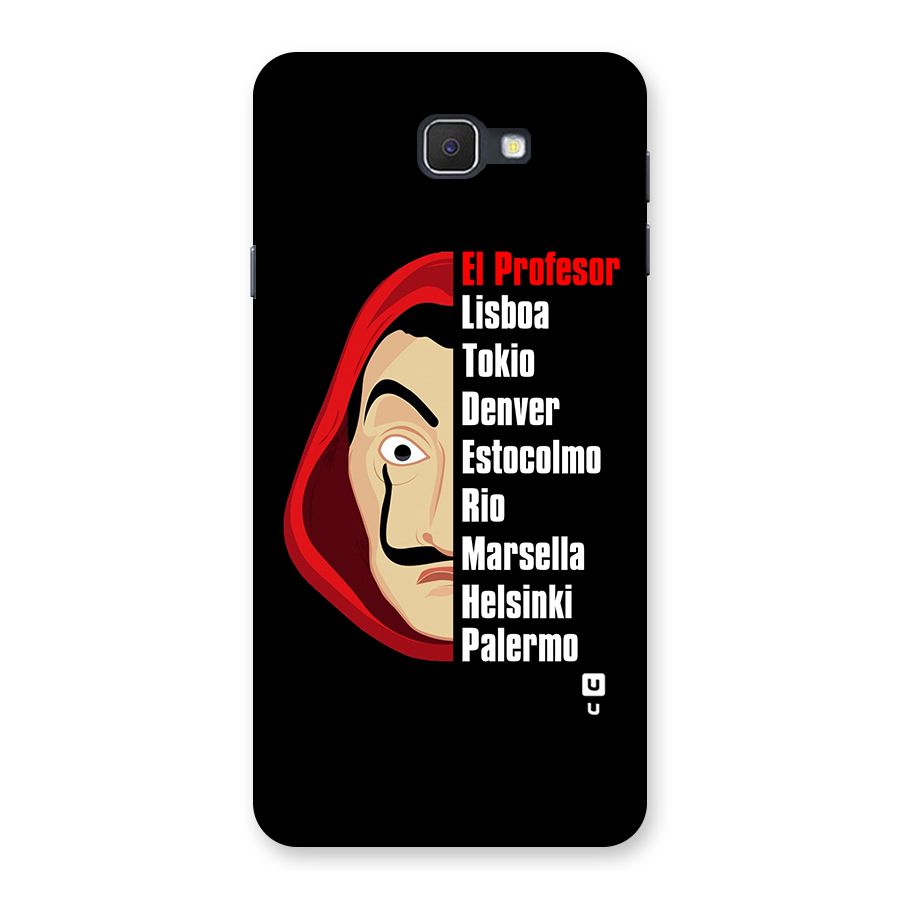 All Members Money Heist Back Case for Samsung Galaxy J7 Prime