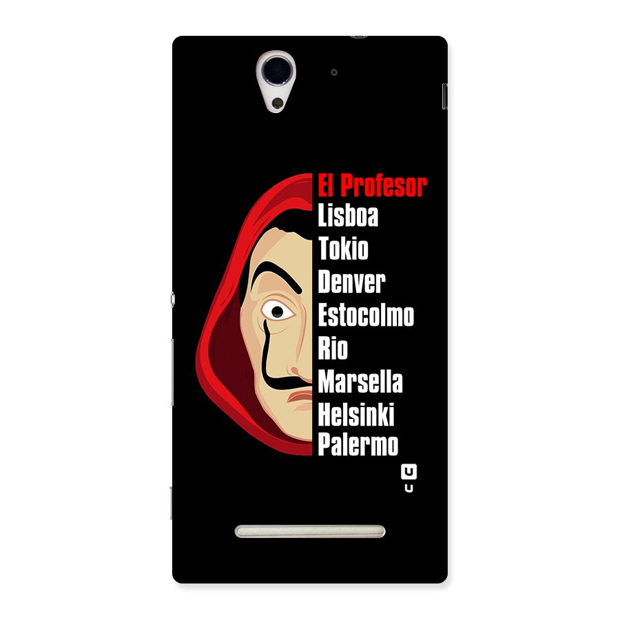 All Members Money Heist Back Case for Sony Xperia C3