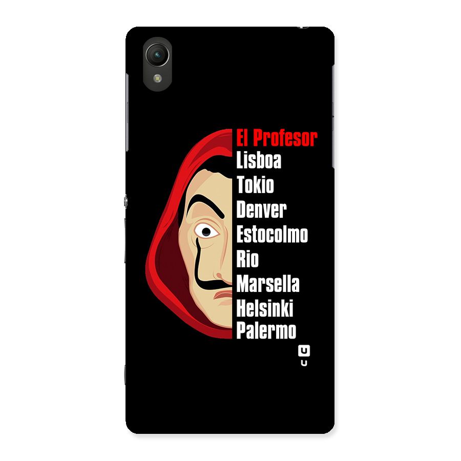 All Members Money Heist Back Case for Sony Xperia Z2