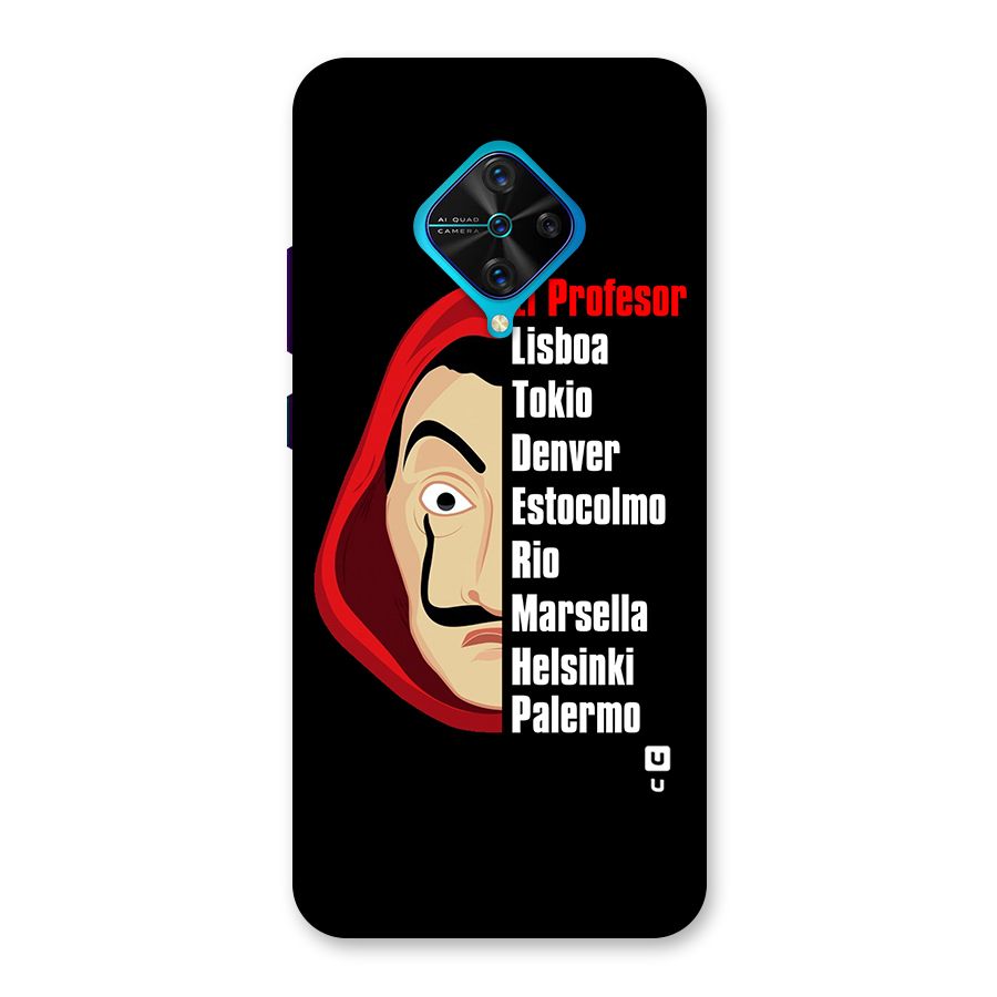 All Members Money Heist Back Case for Vivo S1 Pro