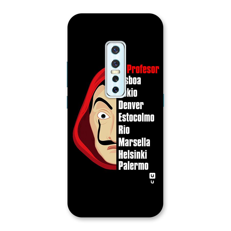 All Members Money Heist Back Case for Vivo V17 Pro