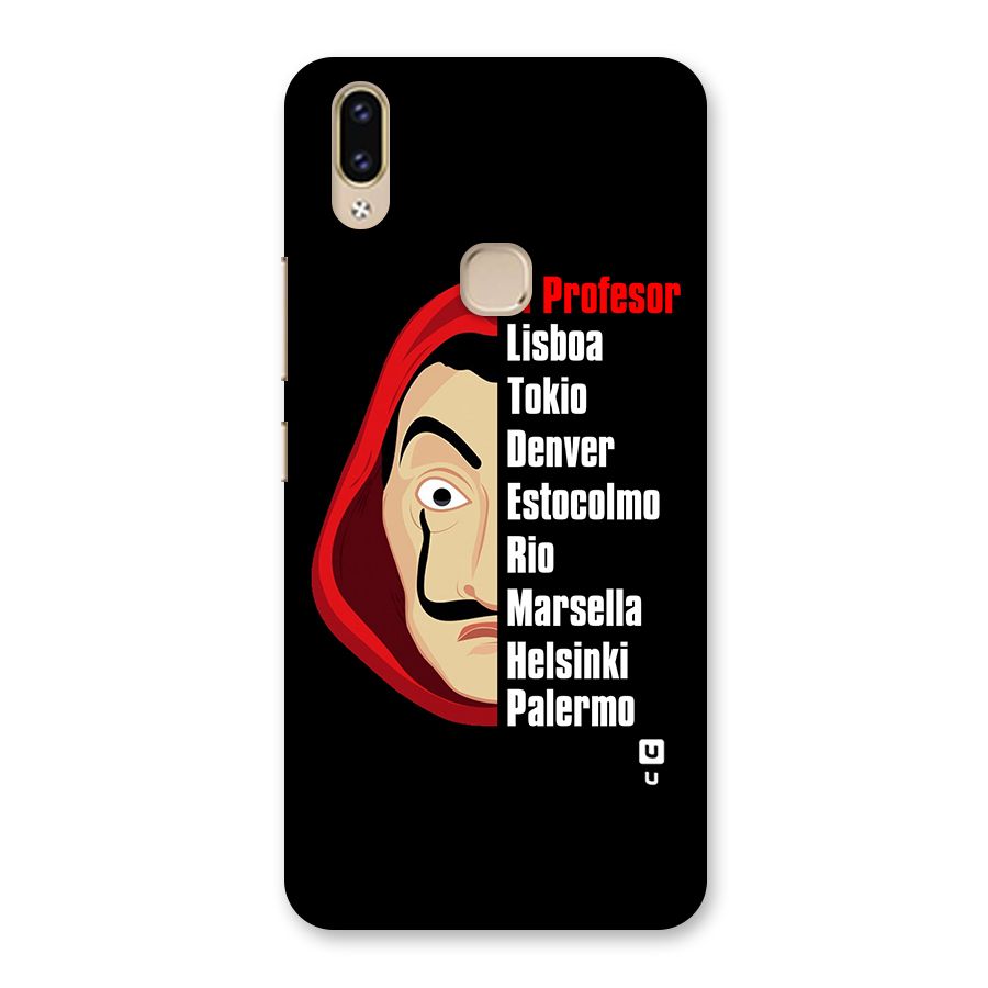 All Members Money Heist Back Case for Vivo V9 Youth